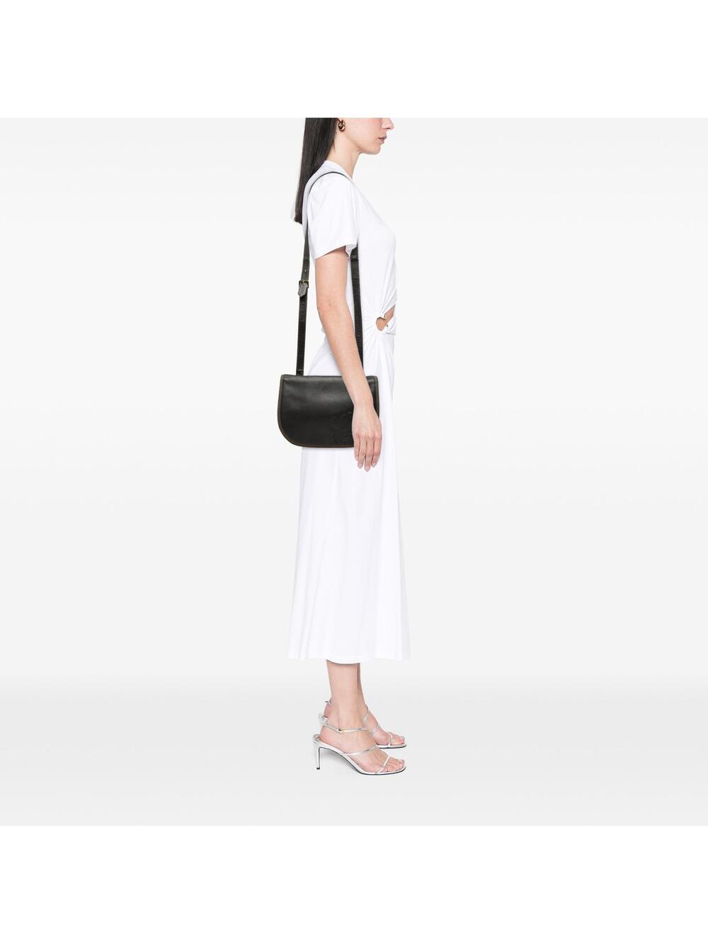 Loewe Leather Anagram Flap Crossbody #323064L47B - Picture 6 of 7